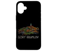 Custodia per iPhone 16 Plus Cesky Krumlov Repubblica Ceca Viaggio Souvenir Storico Città Regalo