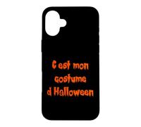 Custodia per iPhone 16 Plus Cest Mon Costume d Halloween Francese Halloween Humor