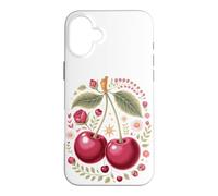 Custodia per iPhone 16 Plus Cherry Sweet Little Stone Fruit Cherry Lover