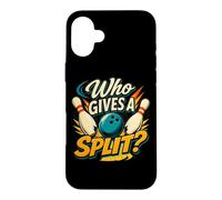 Custodia per iPhone 16 Plus Chi dà un umorismo da bowling a dieci pin diviso