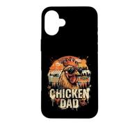 Custodia per iPhone 16 Plus Chicken Dad Fathers Day