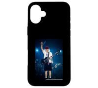 Custodia per iPhone 16 Plus Chitarra dal vivo AC DC Rock Solo Stage Energy High Voltage