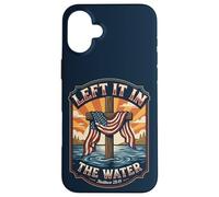 Custodia per iPhone 16 Plus Christian American Baptism Let It In The Water Matthew 28