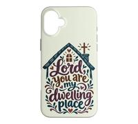 Custodia per iPhone 16 Plus Christian Faith Signore Tu sei la mia dimora