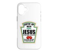Custodia per iPhone 16 Plus Christian recupera il salmo con Gesù 37:4