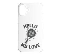Custodia per iPhone 16 Plus Ciao My Love Padel Tennis