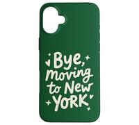 Custodia per iPhone 16 Plus Ciao, trasferirsi a New York