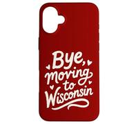 Custodia per iPhone 16 Plus Ciao, trasferirsi in Wisconsin