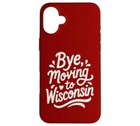 Custodia per iPhone 16 Plus Ciao, trasferirsi in Wisconsin