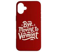 Custodia per iPhone 16 Plus Ciao, trasferirsi nel Vermont