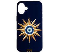 Custodia per iPhone 16 Plus Ciondolo a forma di occhio maligno per proteggere il sole celeste