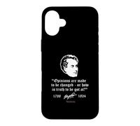 Custodia per iPhone 16 Plus Citazione di Lord Byron su Opinioni