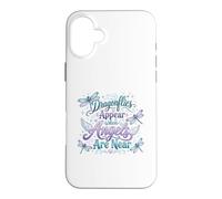 Custodia per iPhone 16 Plus Citazione spirituale della libellula Angelo Remembrance