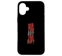 Custodia per iPhone 16 Plus Citazioni divertenti Dip Testo Persone divertenti Hai comprato il tuffo