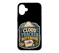 Custodia per iPhone 16 Plus Cloud Tracker Notebook meteo umorismo