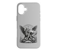 Custodia per iPhone 16 Plus Coda di serpente Marchosias, Furia impennata