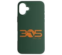 Custodia per iPhone 16 Plus Codice Area 305 Miami Dade Florida Distressed Retro State Gear