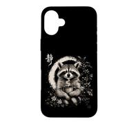 Custodia per iPhone 16 Plus Coffee Anime Japan Samurai Tattoo K-Pop Y2K Manga Kawaii