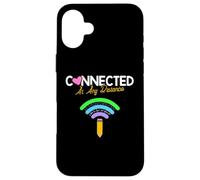 Custodia per iPhone 16 Plus Collegato a qualsiasi distanza per tornare a scuola