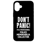 Custodia per iPhone 16 Plus Collezionista di cimeli della polizia