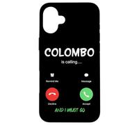 Custodia per iPhone 16 Plus Colombo sta chiamando e devo andare in viaggio in Sri Lanka