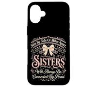 Custodia per iPhone 16 Plus Connected By Heart Sisters - Set di fratelli e fratelli abbinati