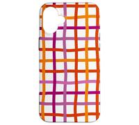 Custodia per iPhone 16 Plus Contemporaneo Giocoso Reticolo Astratto In Lesbiche Tav