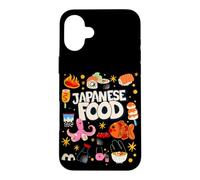 Custodia per iPhone 16 Plus Cool Japanese Food Illustration Novelty Graphic Designs