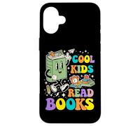Custodia per iPhone 16 Plus Cool Kids Leggi Libri Insegnante Bookworm Bibliotecario Amante dei libri