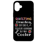 Custodia per iPhone 16 Plus Cool Quilting Grandma for Stylish Creative Crafty Grandmas