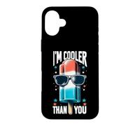Custodia per iPhone 16 Plus Cooler Than You Rosso Bianco Blu 4 luglio Frozen Ice Pop
