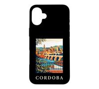 Custodia per iPhone 16 Plus Cordoba Spagna Storico Riverside Architettura Vintage Viaggi