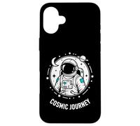Custodia per iPhone 16 Plus Cosmic Journey Astronauta Space Explorer Fitness Palestra Grafica