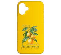 Custodia per iPhone 16 Plus Costiera Amalfitana Vacanze Mar Mediterraneo Limoni Italiani Retro