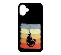 Custodia per iPhone 16 Plus Costolette d'epoca Disegno di bistecca Persona Carne
