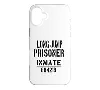 Custodia per iPhone 16 Plus Costume di Halloween pigro da prigioniero per salto in lungo