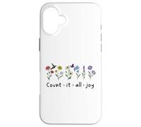Custodia per iPhone 16 Plus Count it All Joy of the Lord Christian Bible Verse James 1:2