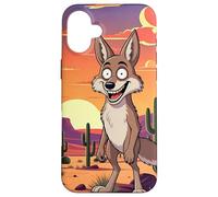 Custodia per iPhone 16 Plus Coyote pazzo