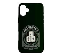 Custodia per iPhone 16 Plus Crack Dot Bam Club Grafica Retro per Giocatori Mahjong