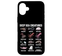 Custodia per iPhone 16 Plus Creature del mare profondo - Scienza delle specie oceaniche abissali