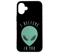 Custodia per iPhone 16 Plus Credo che un alieno dich