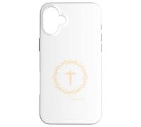 Custodia per iPhone 16 Plus Credo nella risurrezione di Gesù