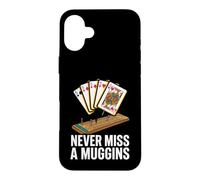 Custodia per iPhone 16 Plus Cribbage Player Never Miss A Muggins Card Game