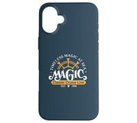 Custodia per iPhone 16 Plus Crociera classica senza tempo Sea Magic Wonder Line