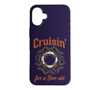 Custodia per iPhone 16 Plus Cruisin' for a Boo-sin 'Halloween Bats Salvagente