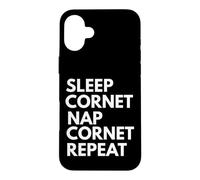 Custodia per iPhone 16 Plus Cura del sonno per Cornet Nap Repeat Musicista divertente