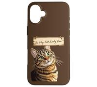 Custodia per iPhone 16 Plus Curioso Tabby Nella Mia Gatta Lady Era