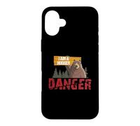 Custodia per iPhone 16 Plus Cute Bear Gifts - Danger I Am A Hugger - Bears Hug Gift