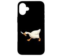 Custodia per iPhone 16 Plus Cute but Dangerous Duck with Knife Funny Silly Duck Meme