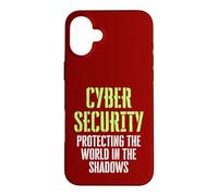 Custodia per iPhone 16 Plus Cyber Security Hacker etico Proteggere il mondo in ombra